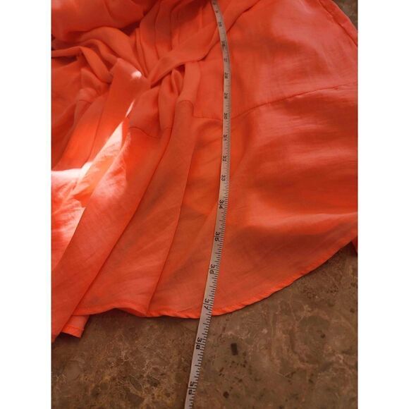 Banana Republic neon orange dress size 4 - Picture 9 of 9